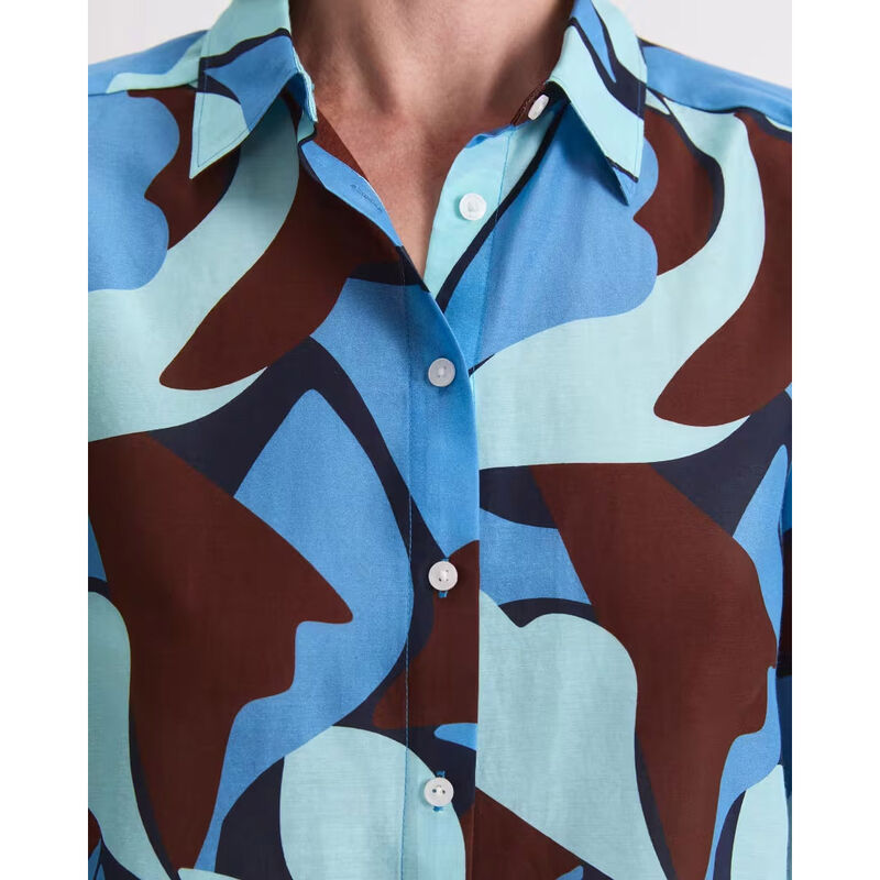 Sportscraft Geo Cotton/Silk L/S Shirt image number 2